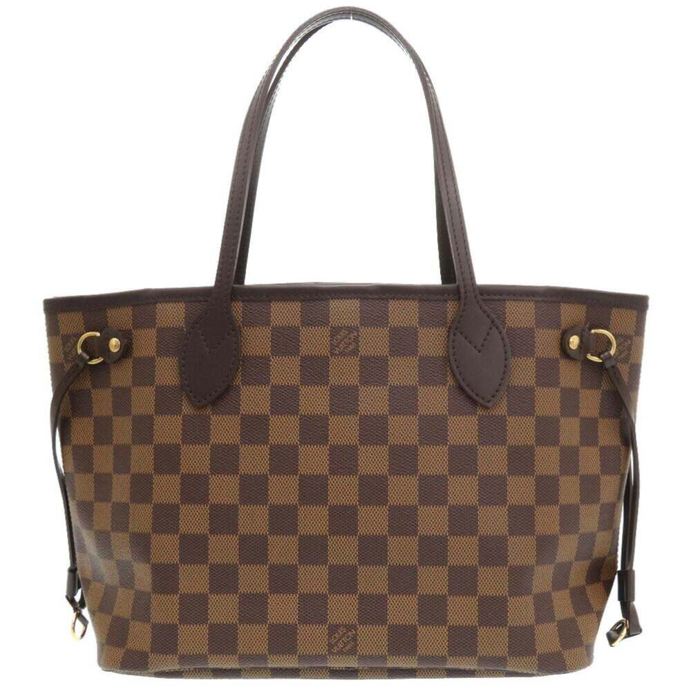 LOUIS VUITTON Authentic Brown Damier Neverfull PM Tote Bag - Picture 3 of 10
